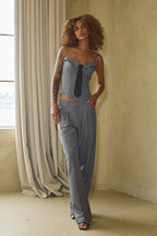 FREYA SLEEVELSS NECK-TIE CAMI TOP