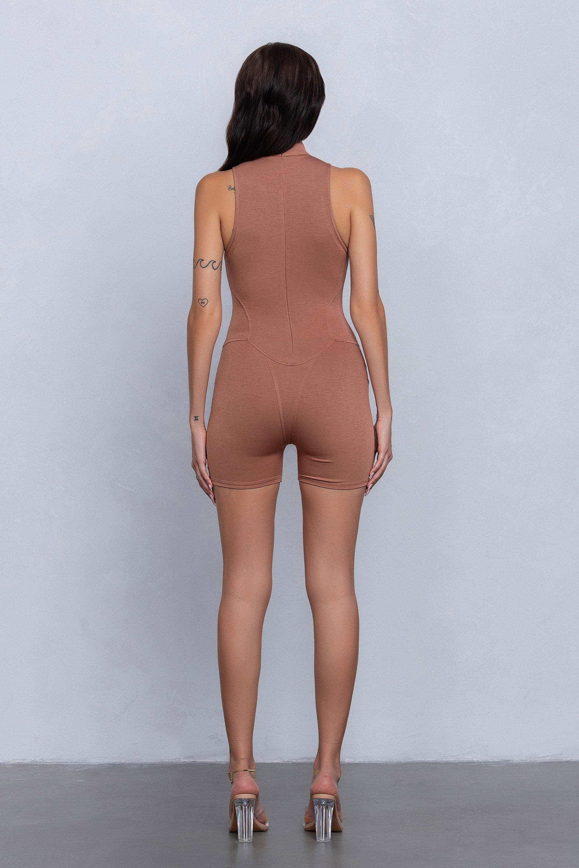 PIXI MOCK NECK ROMPER