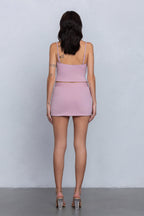 JOZIE FRENCH TERRY SLEEVELESS TOP - PINK