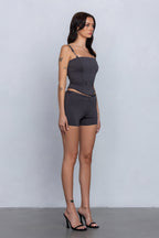 ALETTA BELTED SHORTS