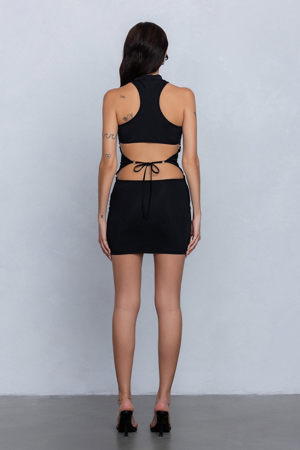 LEXA CUT OUT SLEEVELESS DRESS