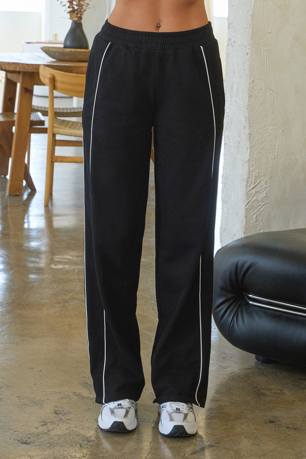 ASTA FRENCH TERRY TRACKSUIT SET - BLACK