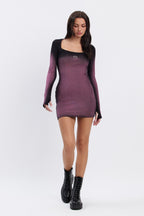 JENNI GRADIENT MINI DRESS - PINK