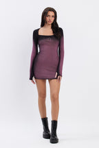 JENNI GRADIENT MINI DRESS - PINK