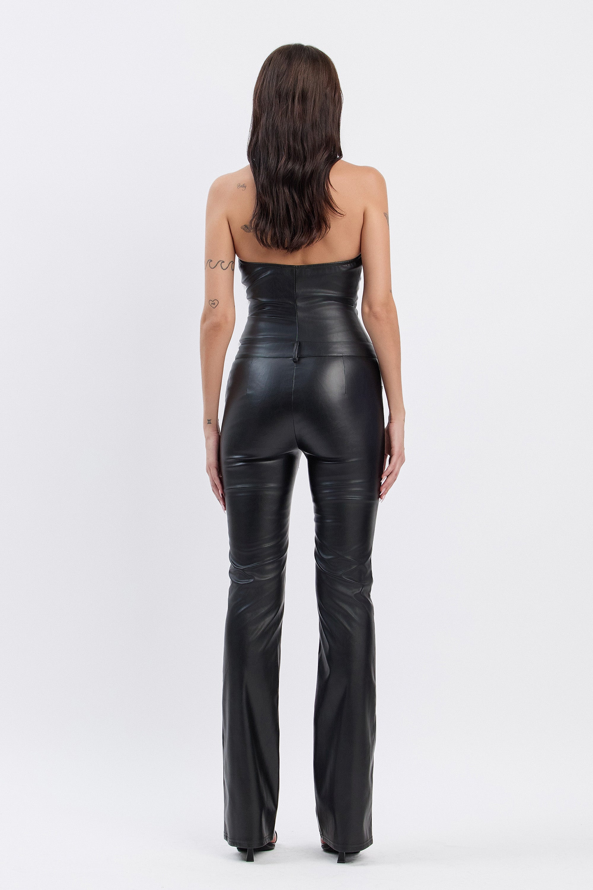 CARTER ZIPPER HALTER NECK JUMPSUIT