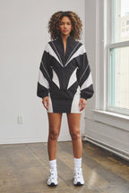 VESPER TRACK SKIRT - BLACK