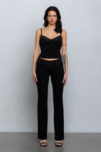 KENZIE V-NECK SLEEVELESS TANK