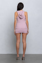 FAYE SLEEVELESS TOP & SKORT SET - PINK