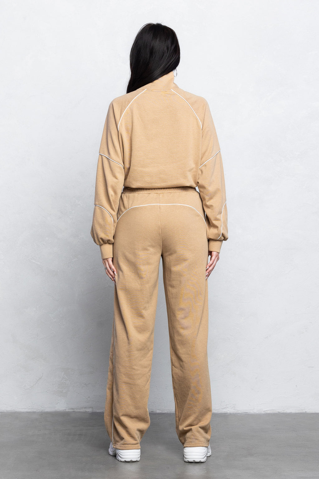 ASTA FRENCH TERRY TRACKSUIT SET - TAN