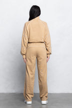 ASTA FRENCH TERRY TRACKSUIT SET - TAN