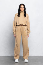 ASTA FRENCH TERRY TRACKSUIT SET - TAN
