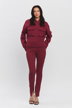 AVA CARGO LOUNGE SET - BURGUNDY
