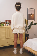 JUNIPER BUBBLE TRACK SKORT - CREAM