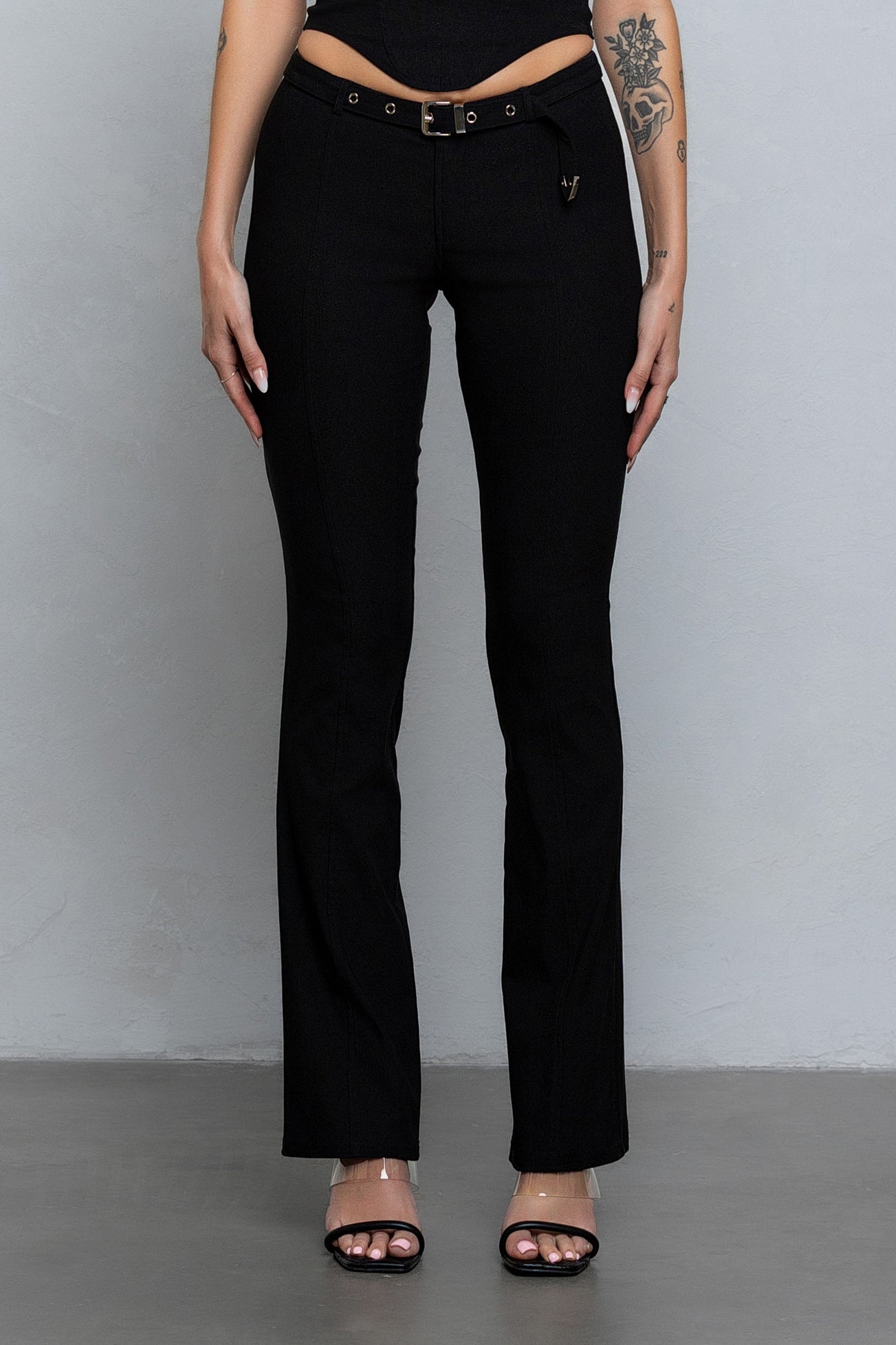 MAVEN WOVEN BELTED PANTS