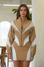 VESPER TRACK JACKET - KHAKI