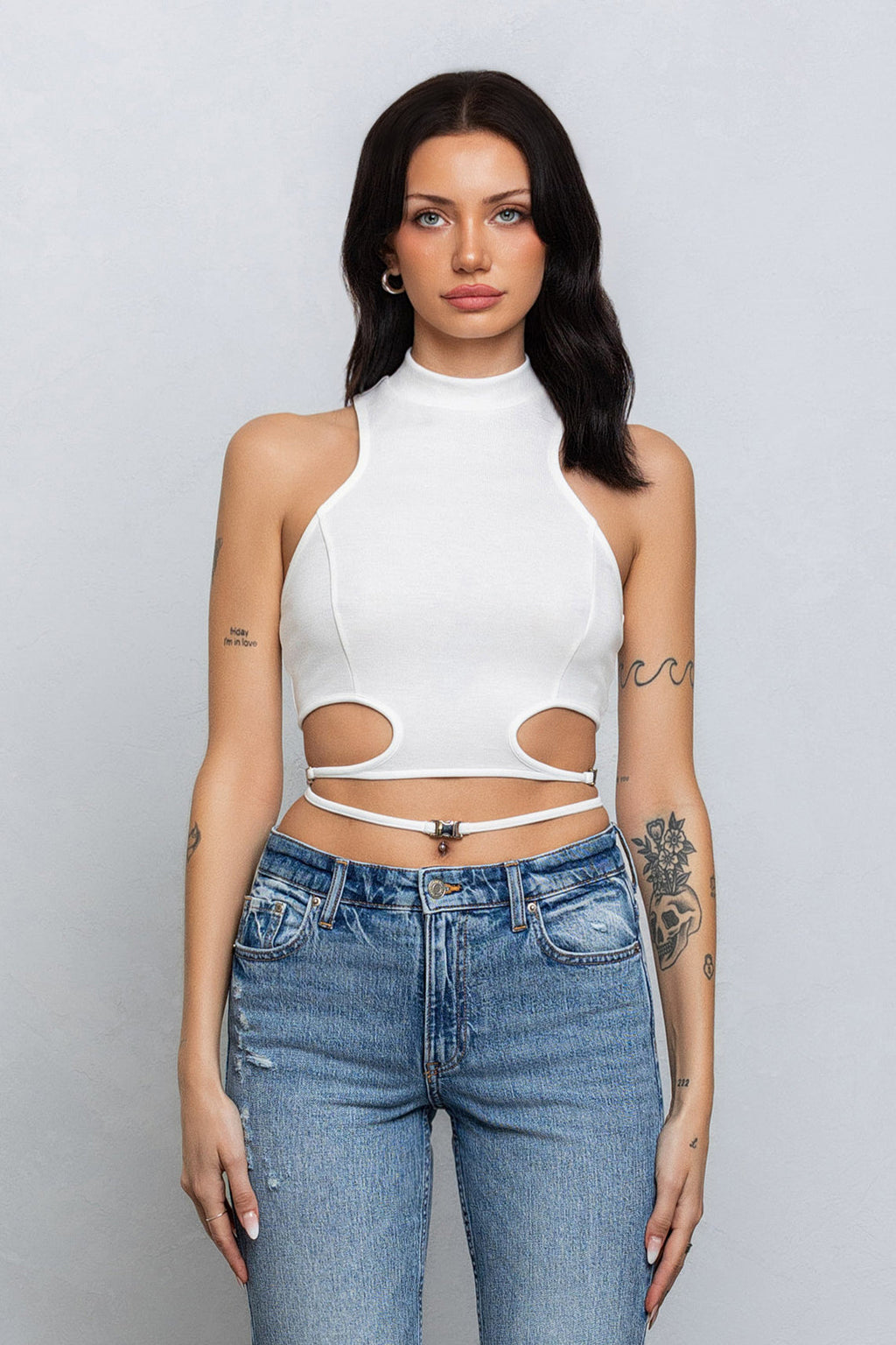 ERYN CUT OUT TANK TOP