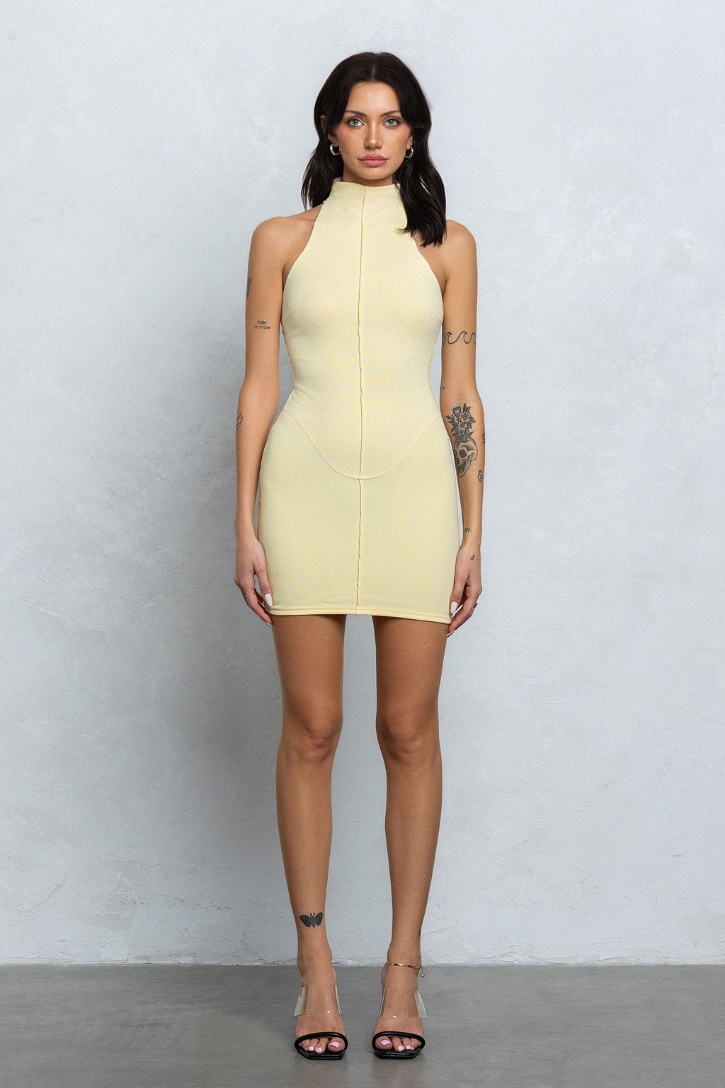 KIMI MOCK NECK MINI DRESS