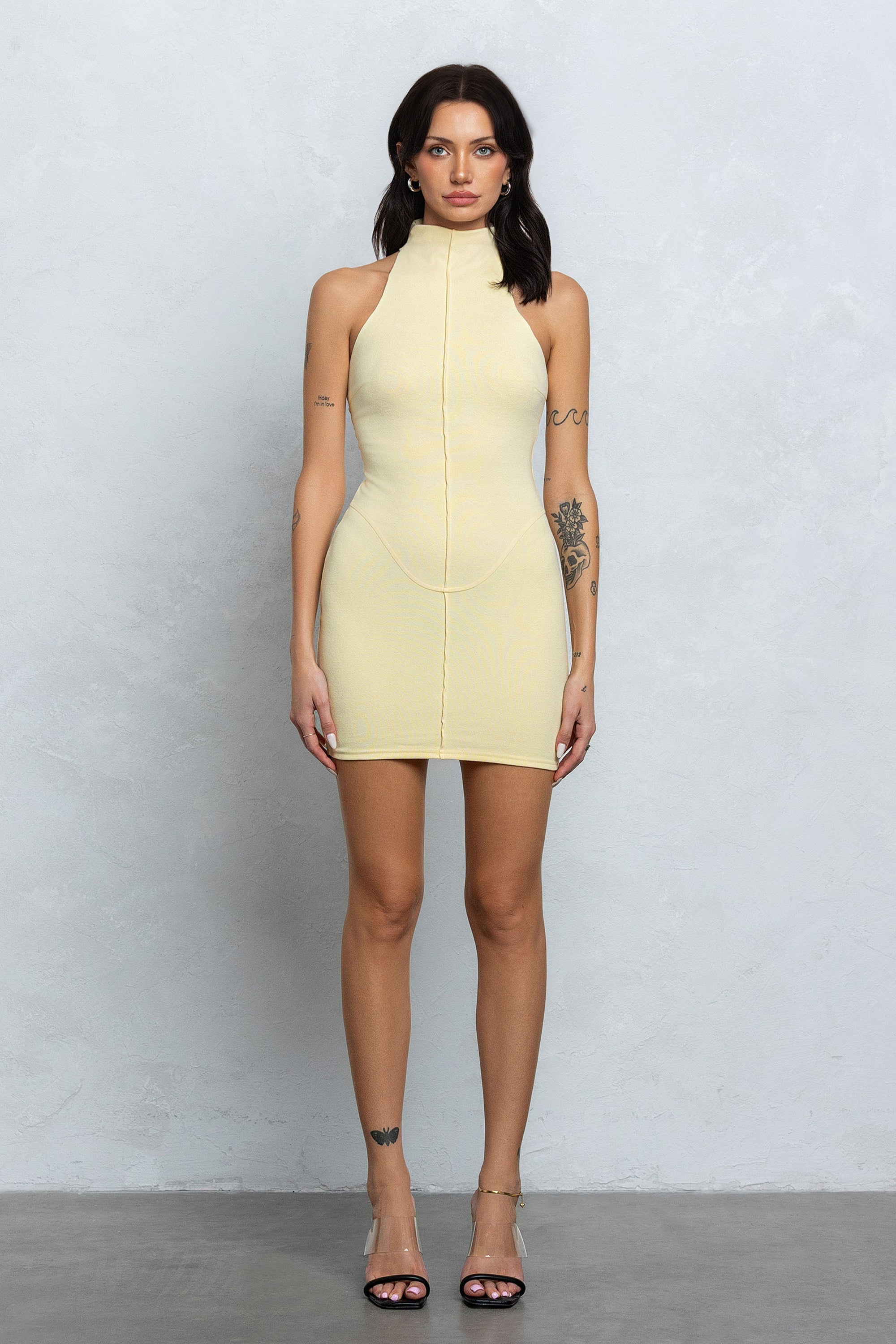 KIMI MOCK NECK MINI DRESS