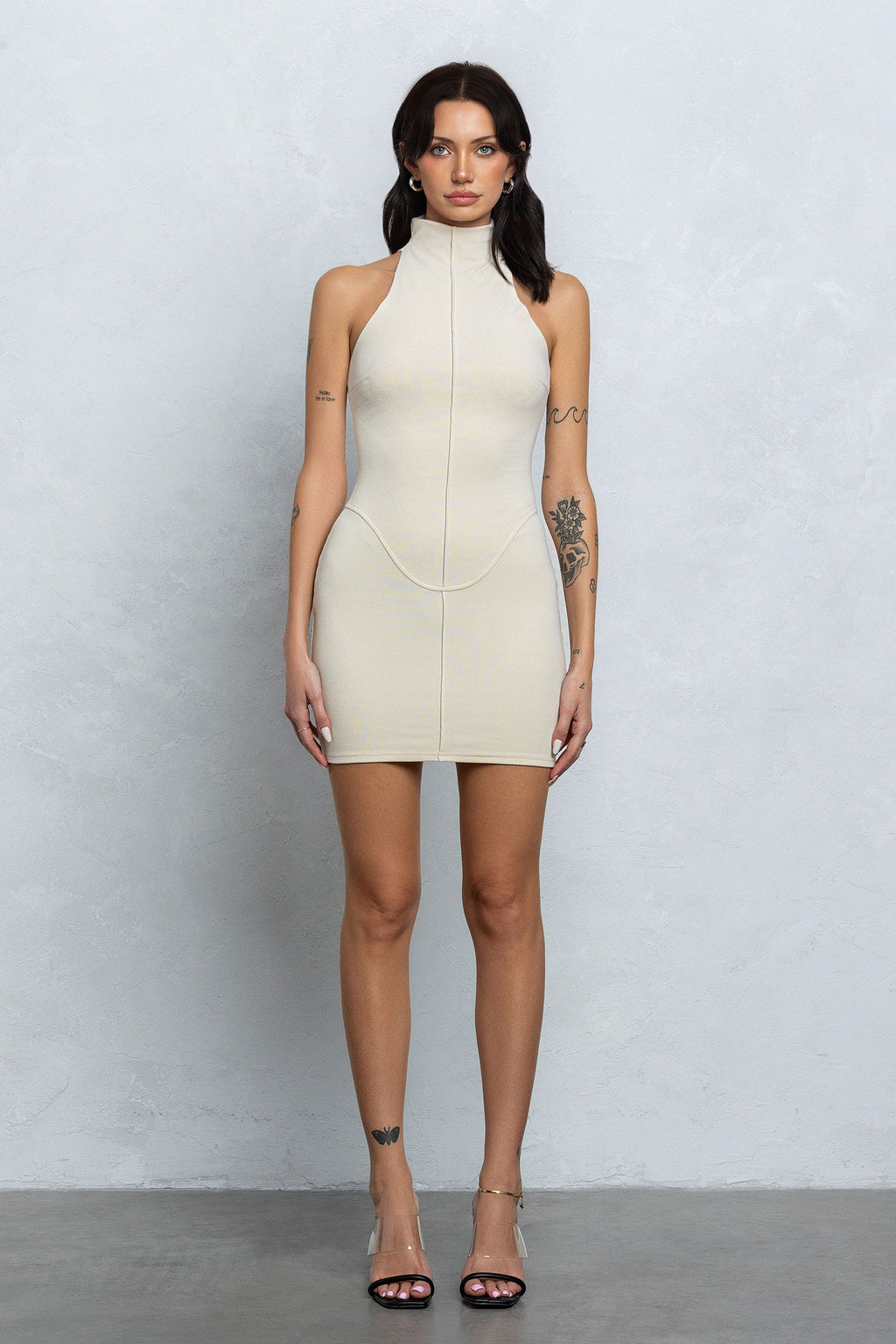 KIMI MOCK NECK MINI DRESS