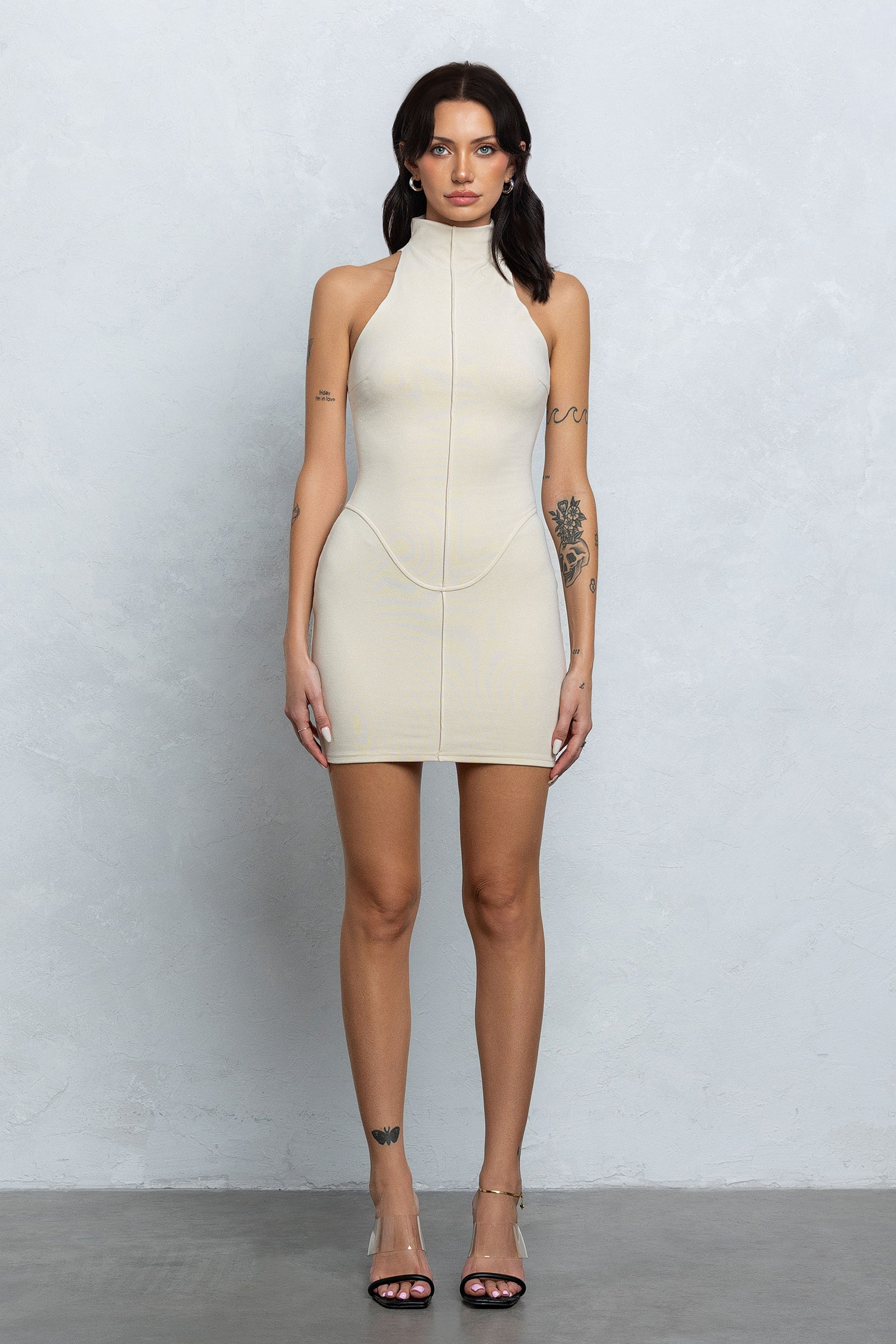KIMI MOCK NECK MINI DRESS