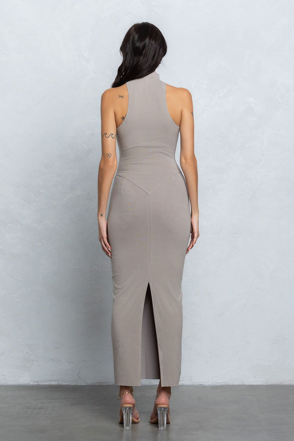 KIMI MOCK NECK MAXI DRESS