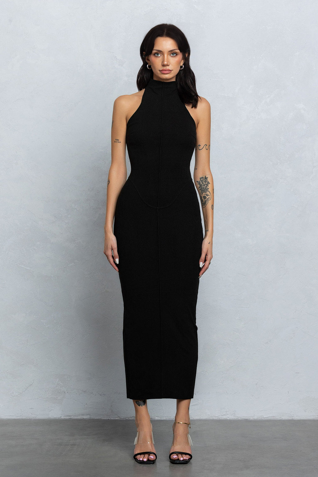 KIMI MOCK NECK MAXI DRESS