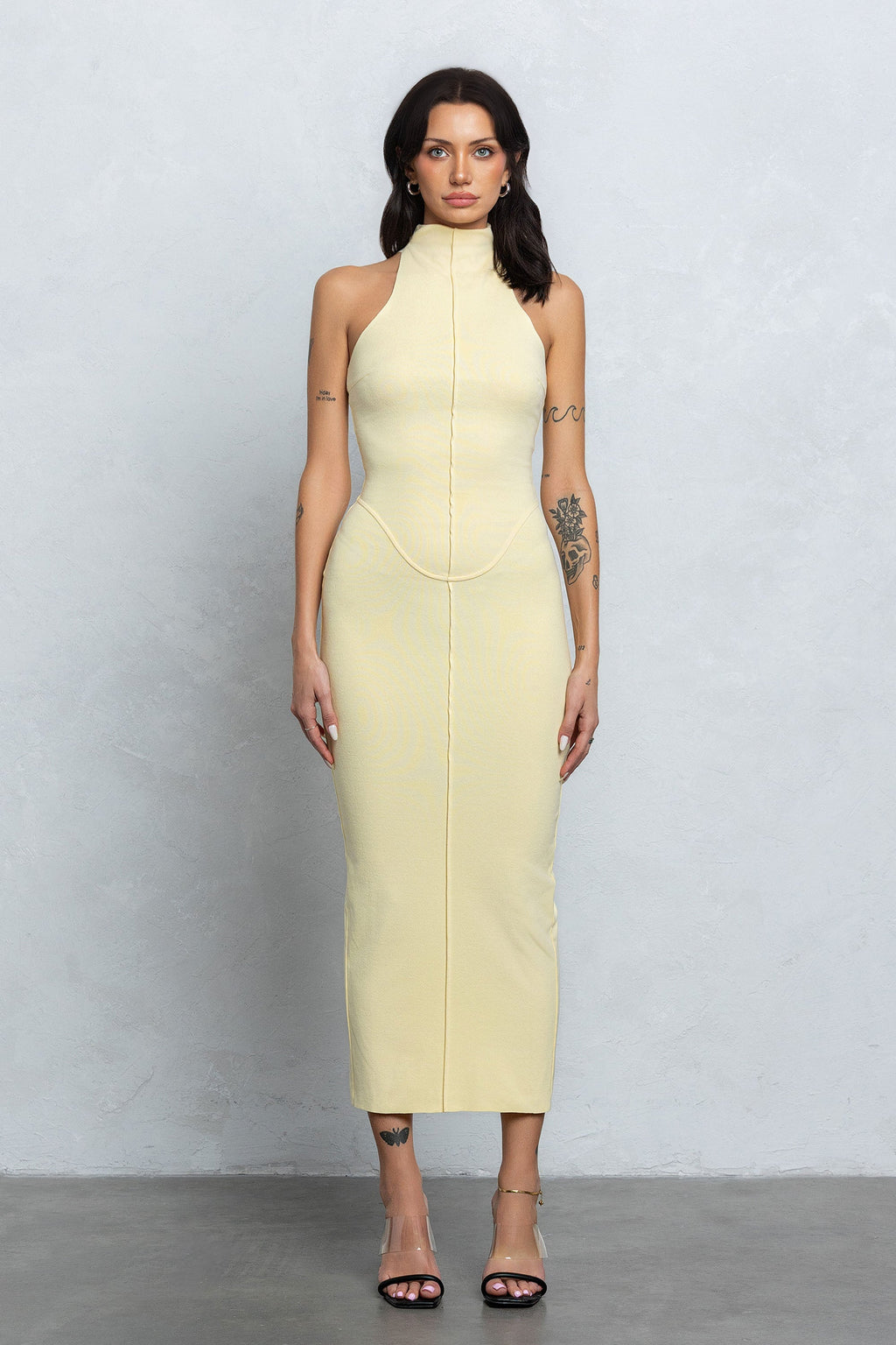 KIMI MOCK NECK MAXI DRESS