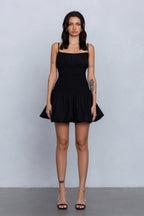 JOSEPHINE SMOCKED MINI BALLOON DRESS