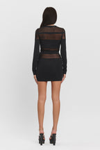 AMANI STRIPE CONTRAST MINI DRESS