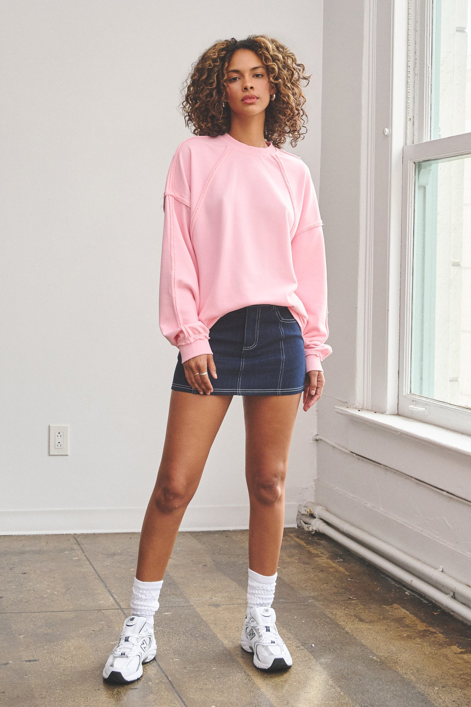 BEATRICE DENIM MINI SKIRT
