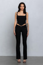 MAVEN WOVEN BELTED PANTS