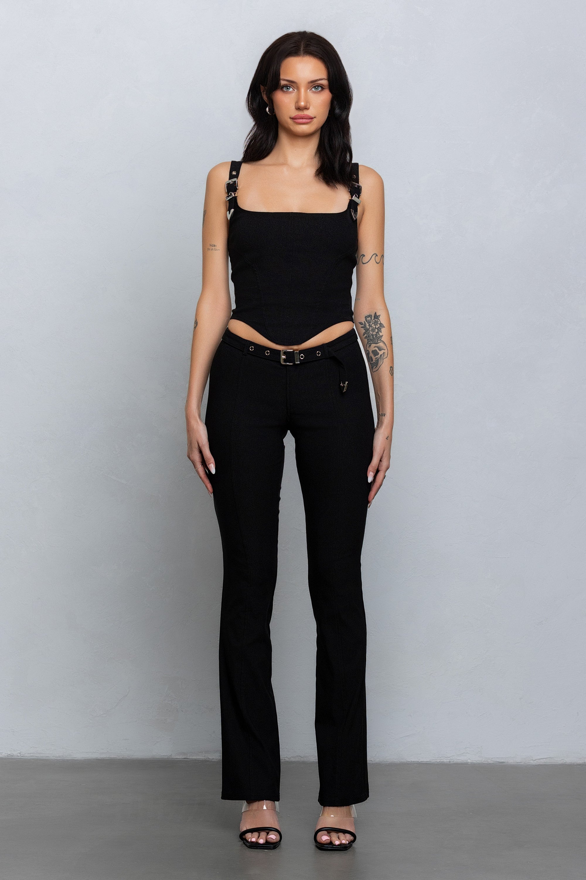 MAVEN WOVEN BELTED PANTS
