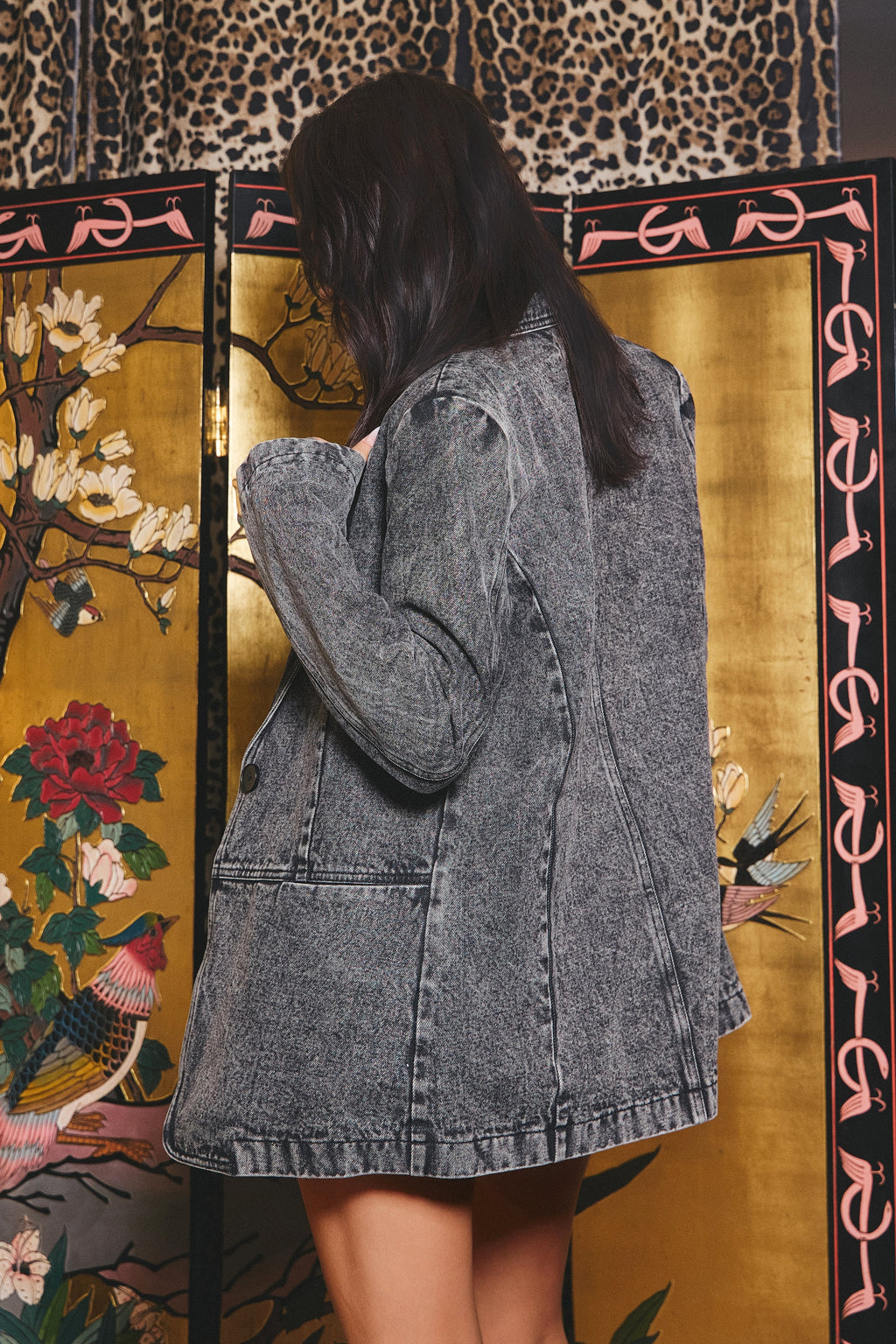 ALEXANDER OVERSIZE DENIM BLAZER