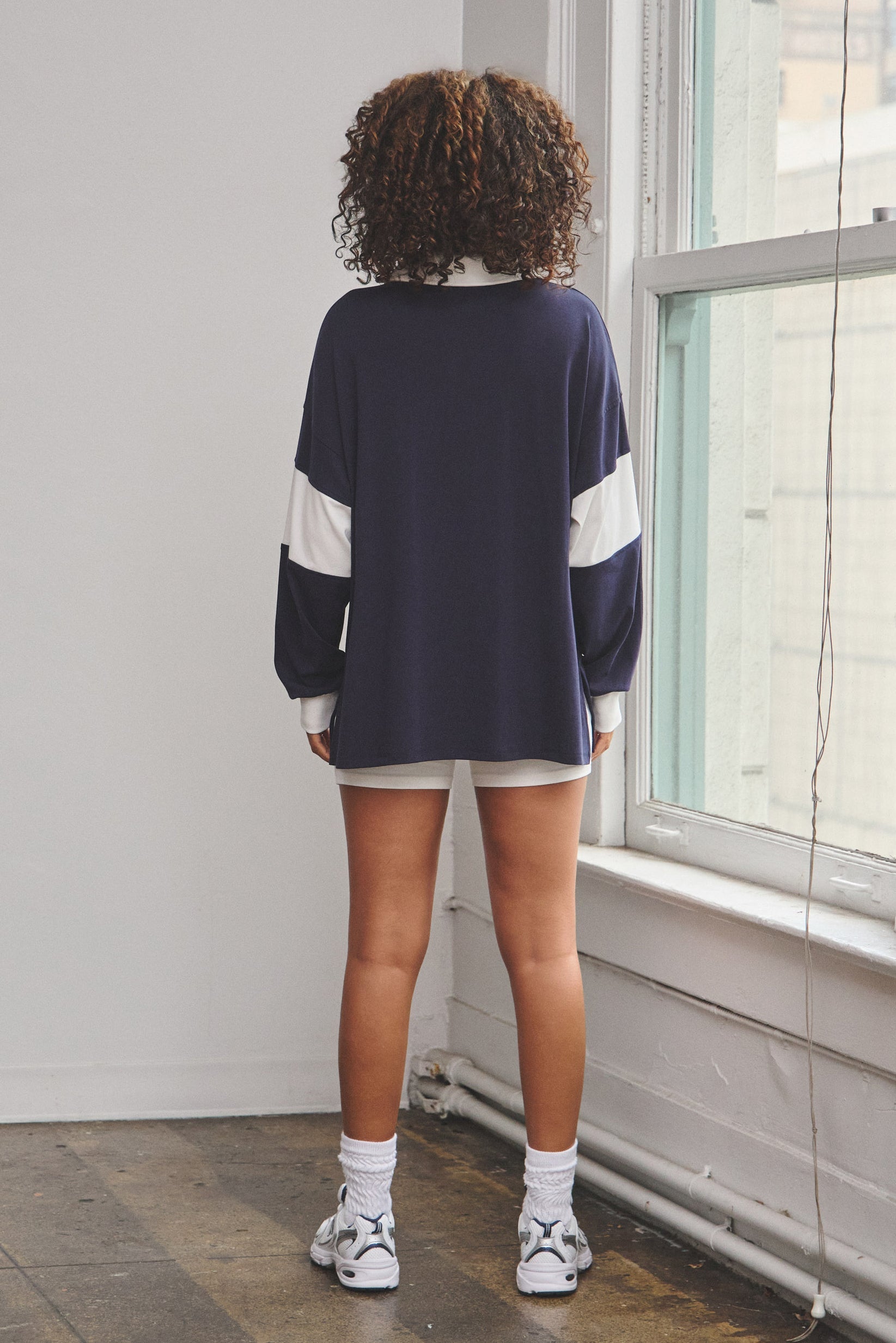 MILO STRIPED RUGBY SET - NAVY