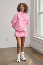 JUNIPER BUBBLE TRACK SKORT - PINK