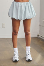 NAIA BUBBLE TRACK SKORT - SEAFOAM