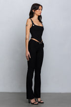 MAVEN WOVEN BELTED PANTS