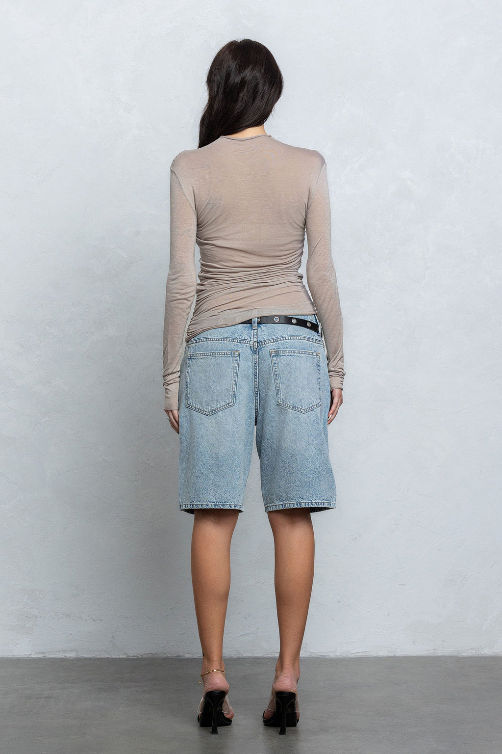 SELENE SHEER LONG SLEEVE TOP