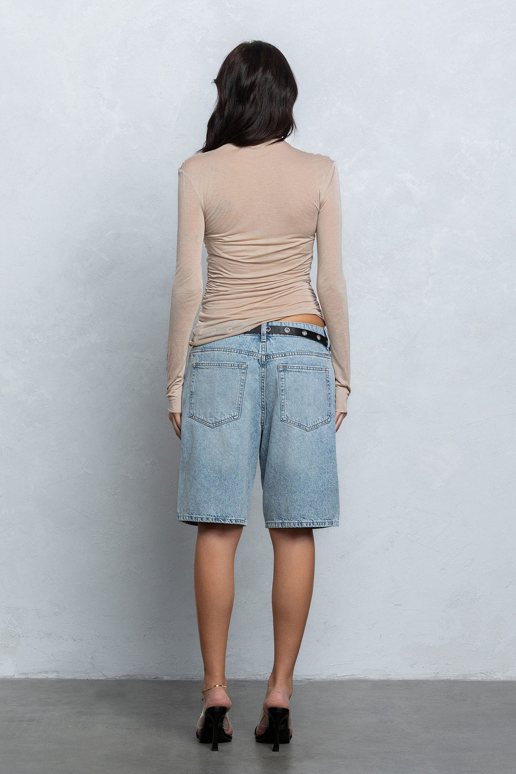 SELENE SHEER LONG SLEEVE TOP