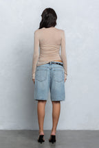 SELENE SHEER LONG SLEEVE TOP