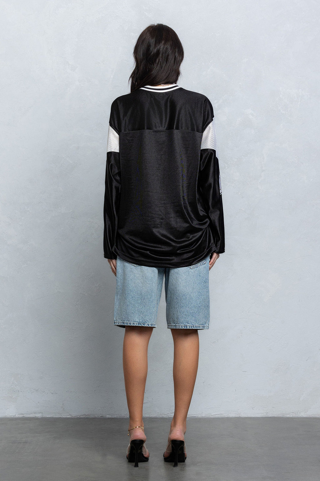 "00" MESH JERSEY - BLACK