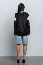 "00" MESH JERSEY - BLACK