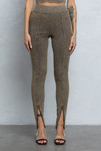 DAXON WASHED RIB PANTS - MUD