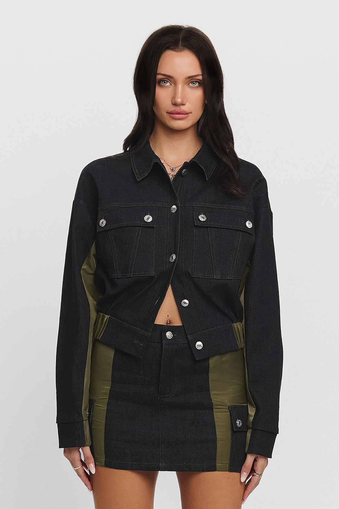 AVERY CONT DENIM JACKET