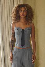 FREYA SLEEVELSS NECK-TIE CAMI TOP