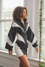 VESPER TRACK JACKET - BLACK